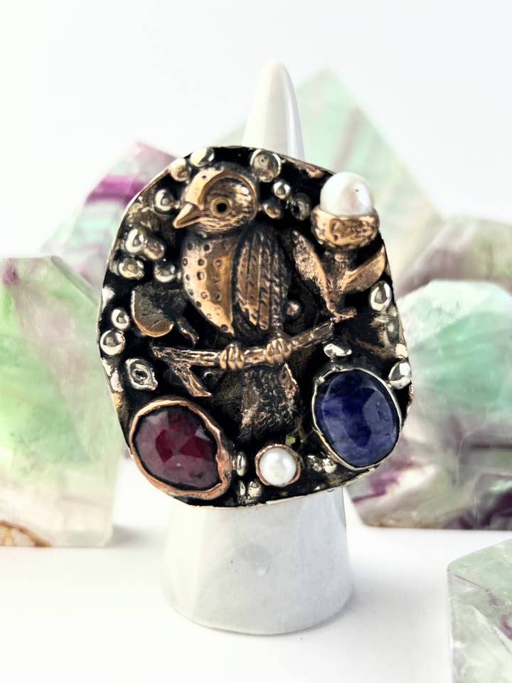 Bird Ring for wholesale by Nidalu Handmade