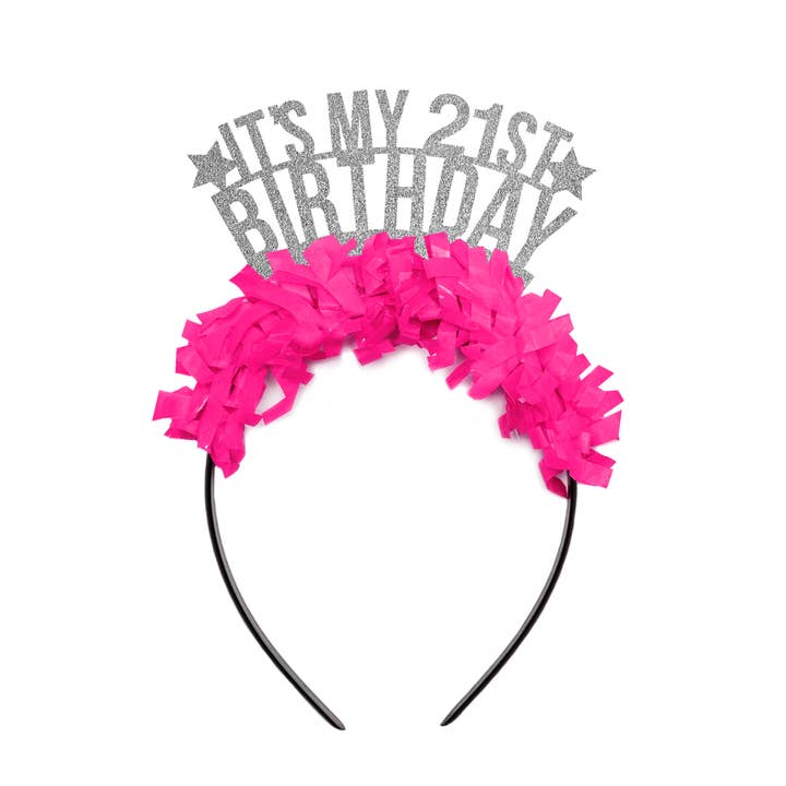 Festive Gal - Wholesale Party Hat/Crown - It's my 21st Birthday Party Headband Crown