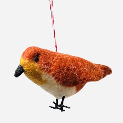 Giftsland – wholesale Prydnad – Filt handgjord prydnad, fågel 4 färg1