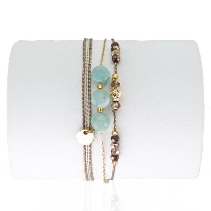 Pulsera Julia Amazonite 24 para mujer para venta al por mayor de LOetMA