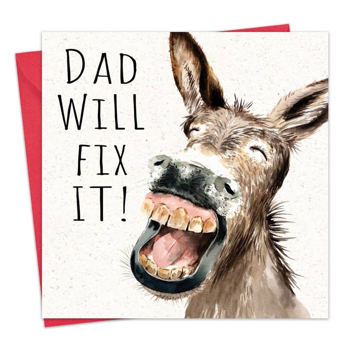 Funny Father's Day - Donkey for wholesale by Twizler Ltd