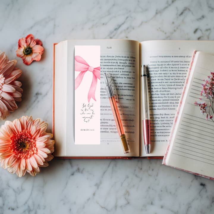 Signet chrétien Rose Noeud Romain 8:31 pour la vente par 726 Market