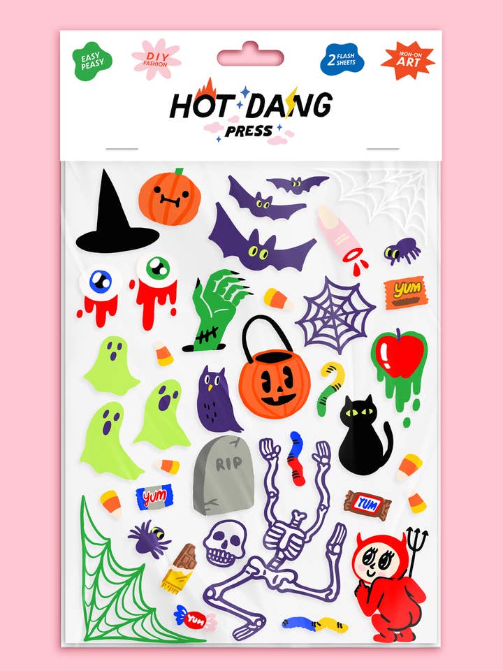 All Hallows Sheet Set for wholesale by Hot Dang Press