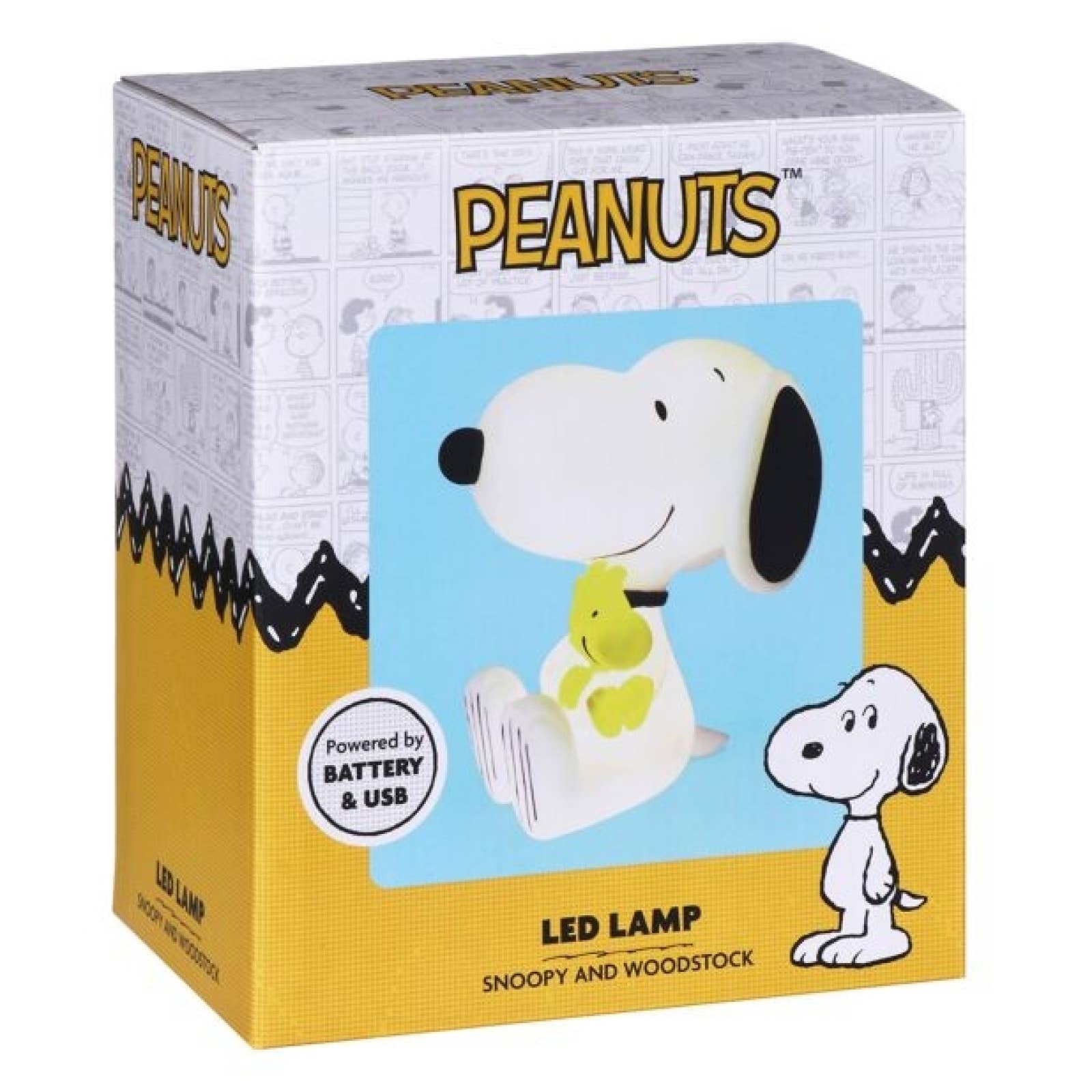 House of Disaster - Wholesale Night Light - Kids & Baby - Peanuts Sitting Snoopy and Woodstock LED6