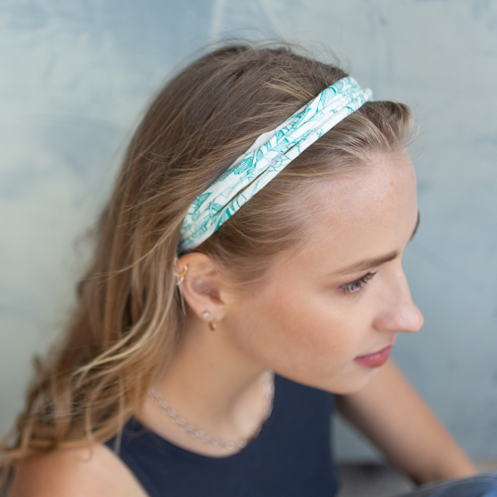 Shreds + rerope – Bandana - Mulher por atacado – Bela Band Tiaras - Kit com 20 Unidades Sazonais Sortidas3