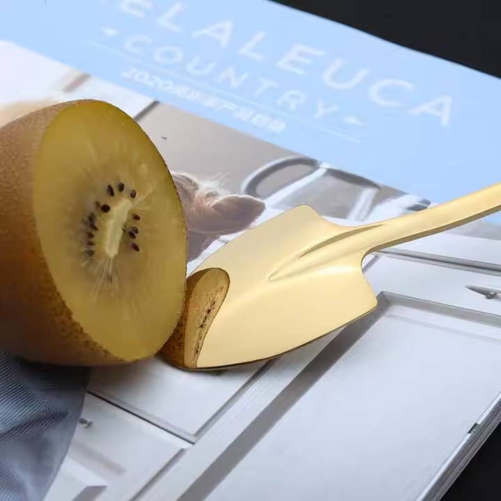 Sostraw & SmartThings - Wholesale Table Spoon (Cutlery) - Shovel Spoon - 2 shapes/4 colors - For Tea, Coffee, Dessert4