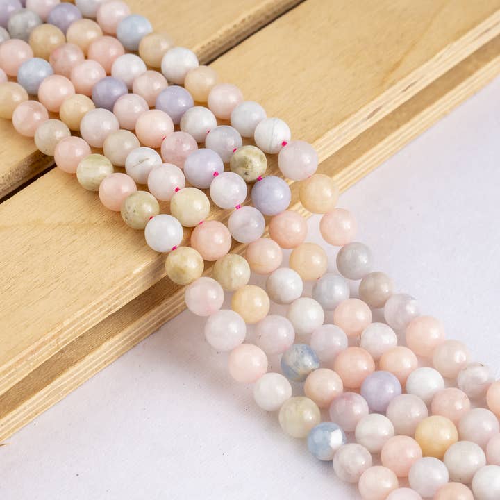 Soothing Crystals Beads - Wholesale Beads - Crystal Jewelry Beads | Morganite | Healing Gemstone Beads9