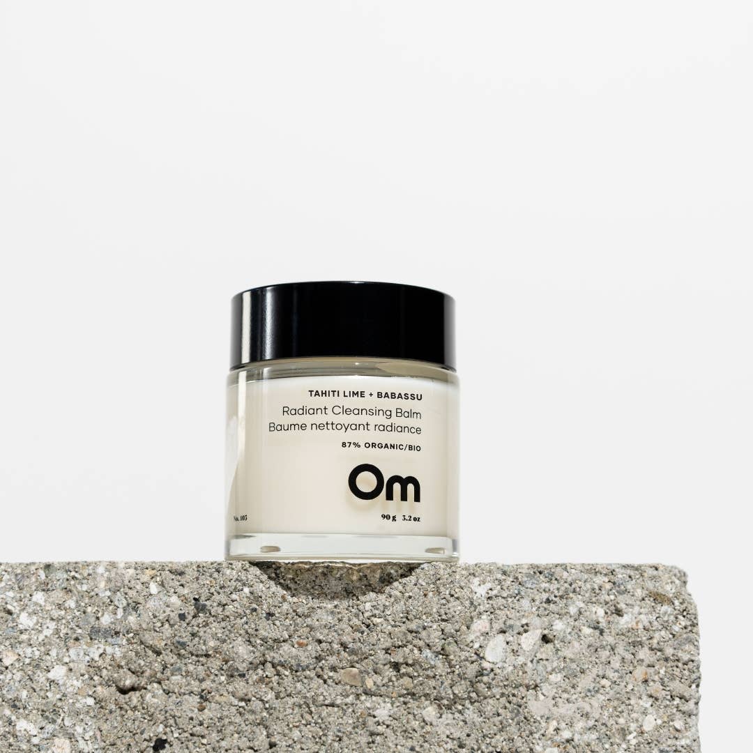 Om Organics Skincare - Wholesale Facial Cleanser - Tahiti Lime + Babassu Radiant Cleansing Balm