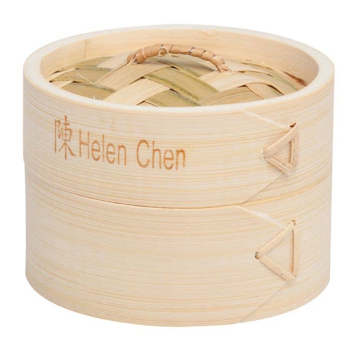 Helen's Asian Kitchen Dim Sum Bamboo Steamer, 4in for wholesale by HIC - Harold Import Co.