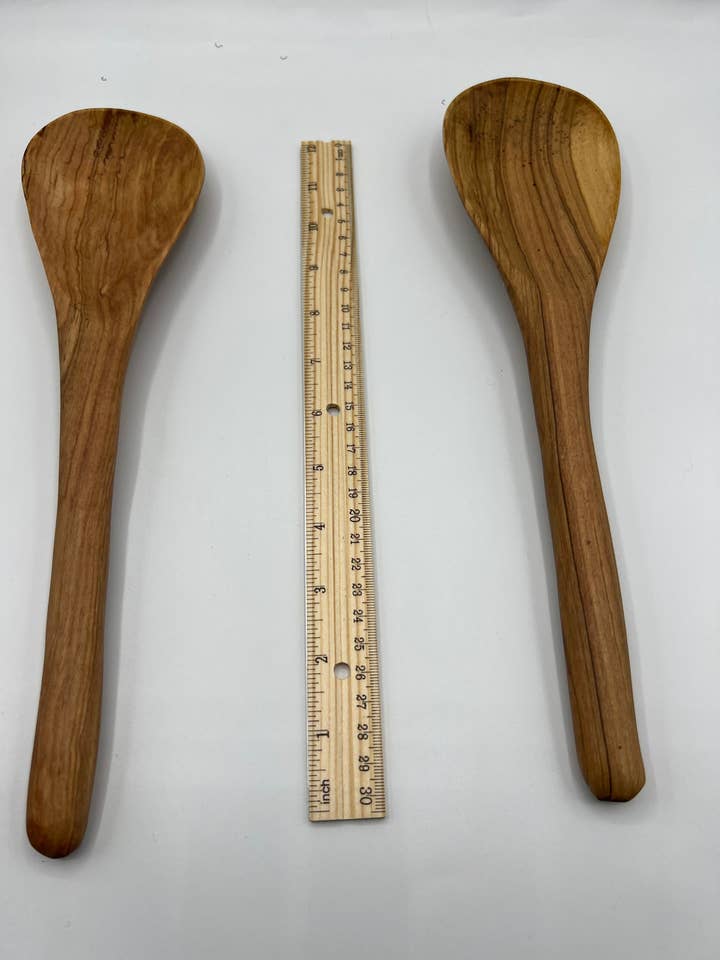 12 Inch Serving Wooden Spoon for wholesale by KENYAN SAFARI DESIGNS