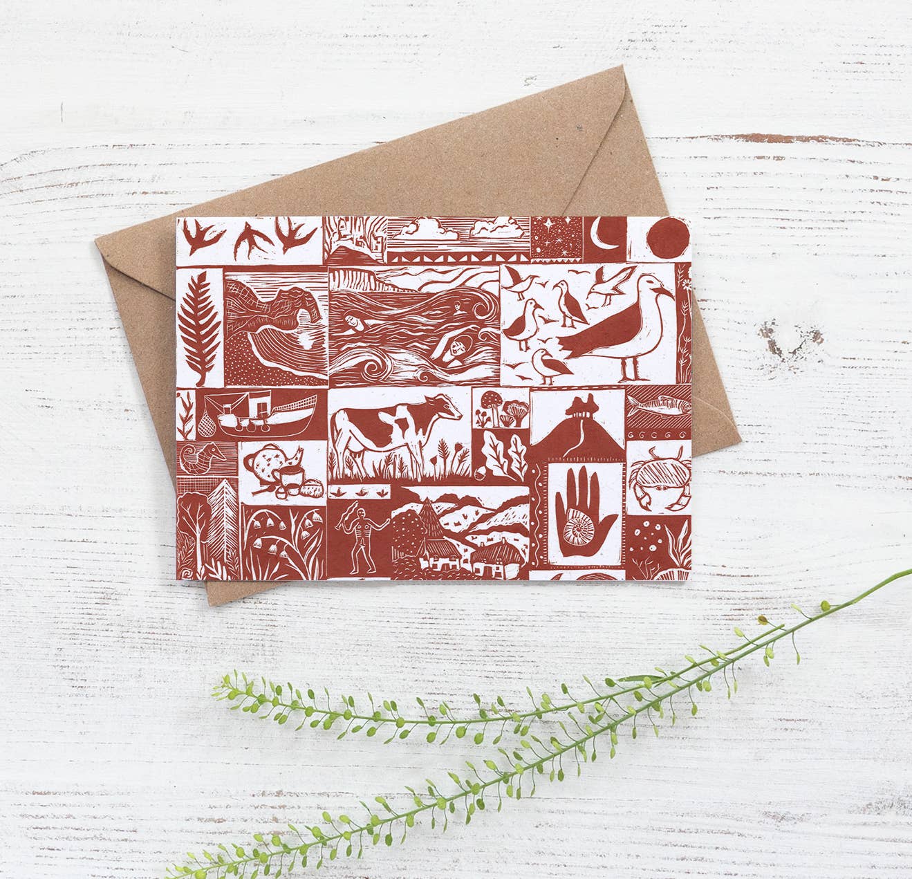 Prints by the Bay - Wholesale Everyday Greeting Card - Dorset Almanac Card, dorset, nature, landscape, monuments1