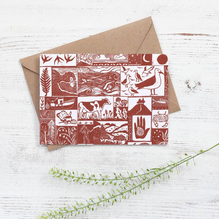 Prints by the Bay - Wholesale Everyday Greeting Card - Dorset Almanac Card, dorset, nature, landscape, monuments1