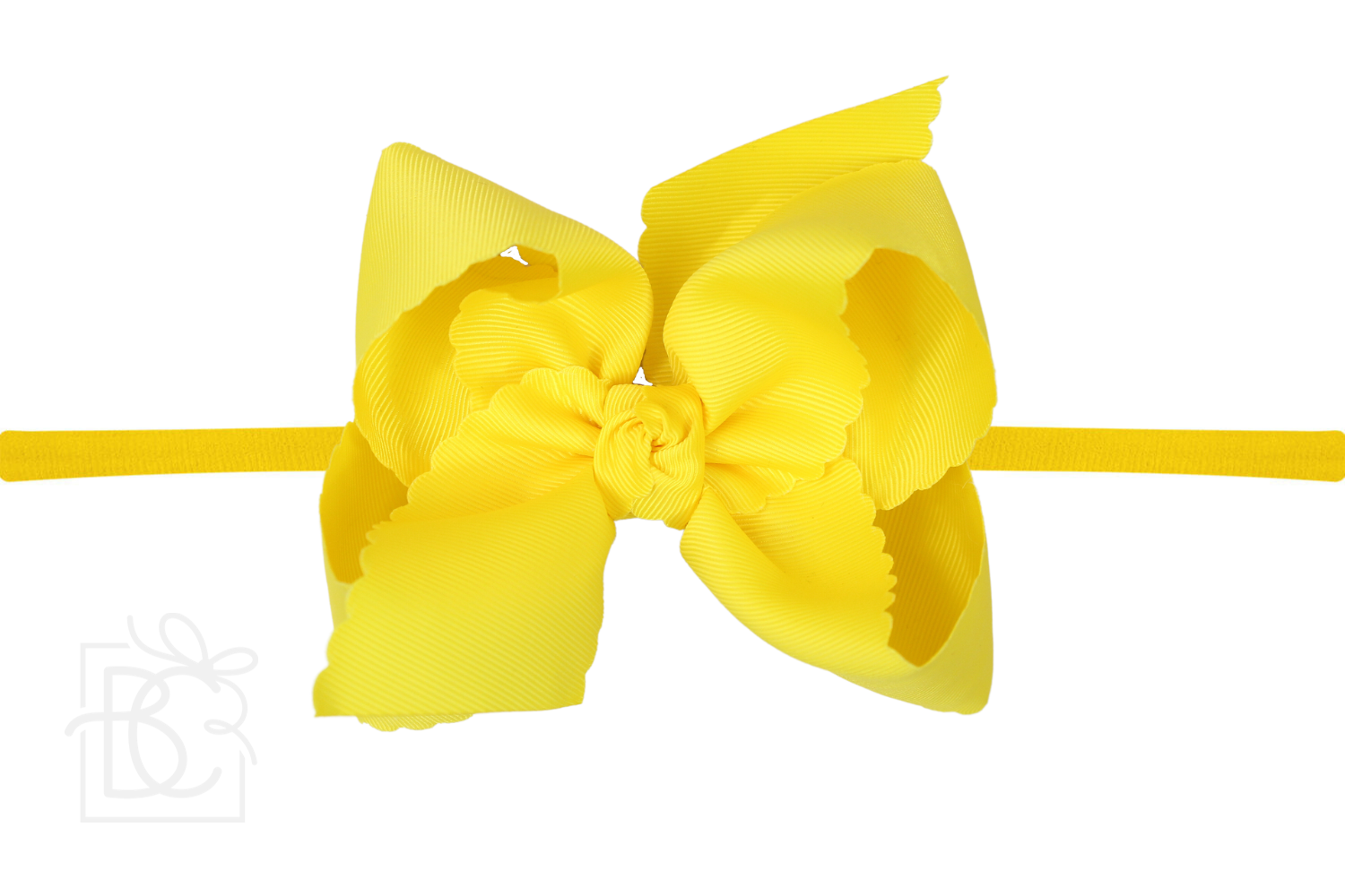 Beyond Creations, LLC - Venta al por mayor Cinta para el pelo - Niños - DIADEMA TIPO PANTIMEDIAS DE NAILON DE 1/4 PULGADAS CON LAZO EN EL BORDE FESTONEADO26