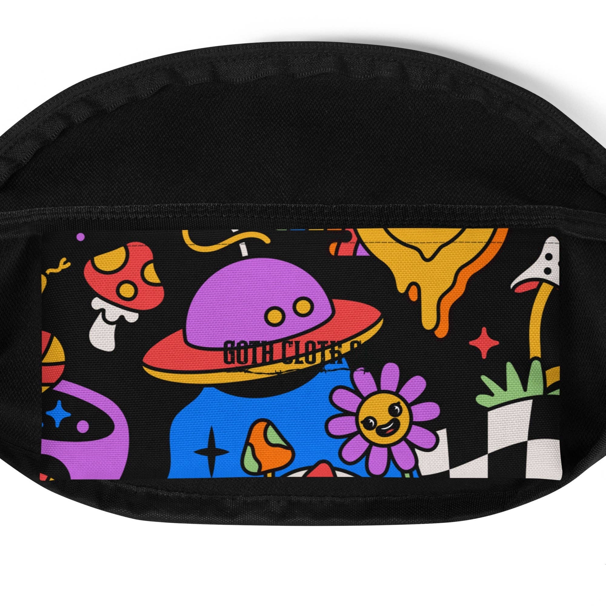 Goth Cloth Co. - Wholesale Belt Bag - Women's - Acid Dreams Fanny Pack8