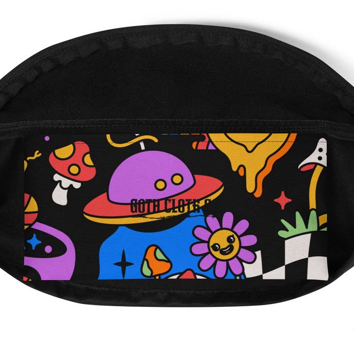 Goth Cloth Co. - Wholesale Belt Bag - Women's - Acid Dreams Fanny Pack8