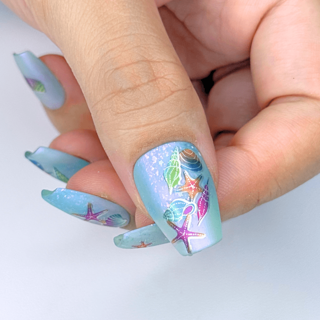 Maniology - Wholesale Nail Art/Decal - By the Seashore (MS-105) - Nail Art Sticker2