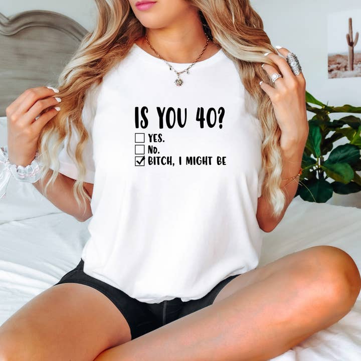 DTF Office - Wholesale Sublimation Transfer - Funny 40th Birthday DTF Transfer5