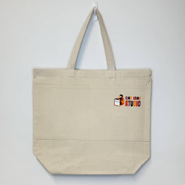 Cat Loaf Studio - Wholesale Tote Bag - Unisex - Banned Books & Cats Canvas Tote Bag1