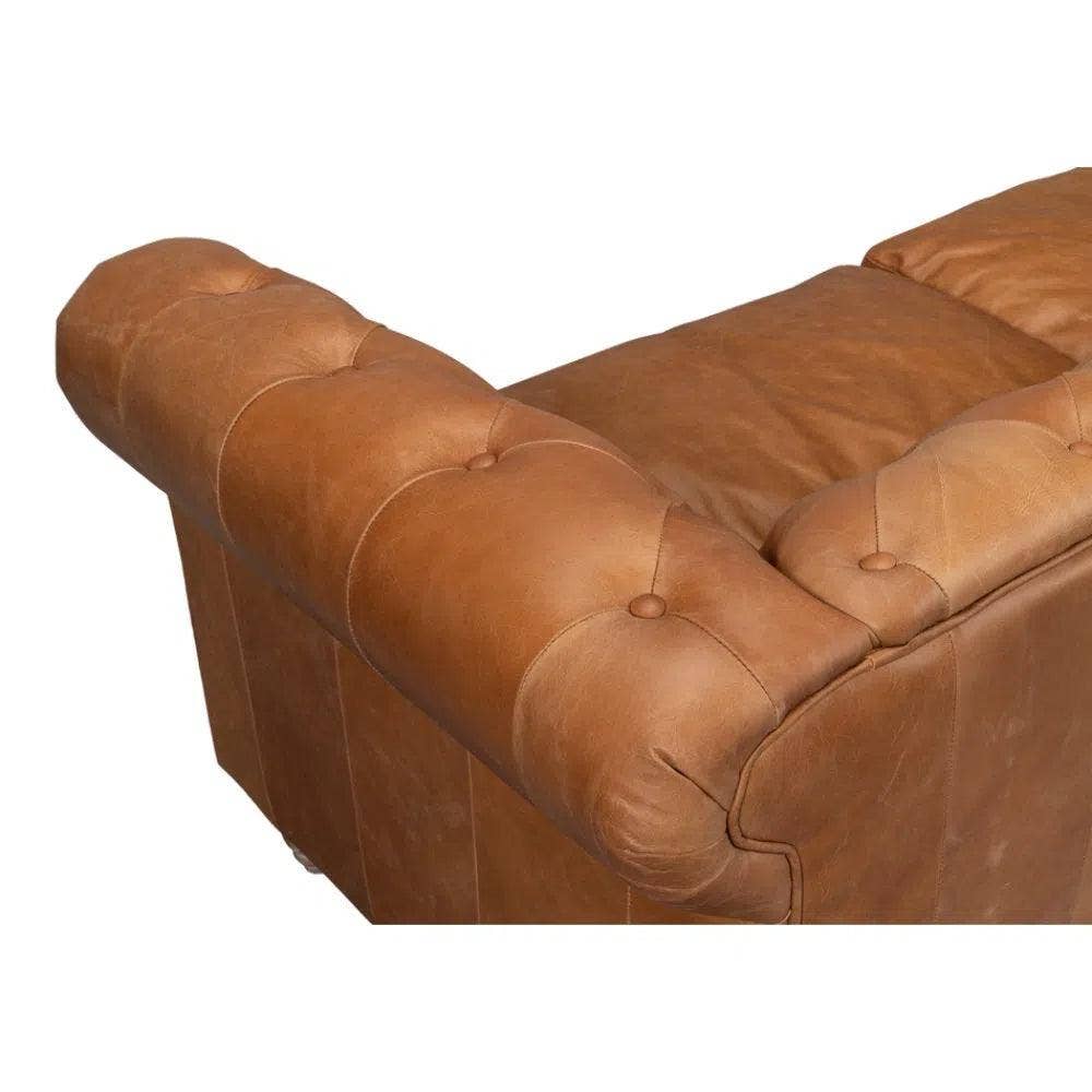 LOOMLAN - Wholesale Sofa - Chesterfield Kingston Sofa Tan Leather3