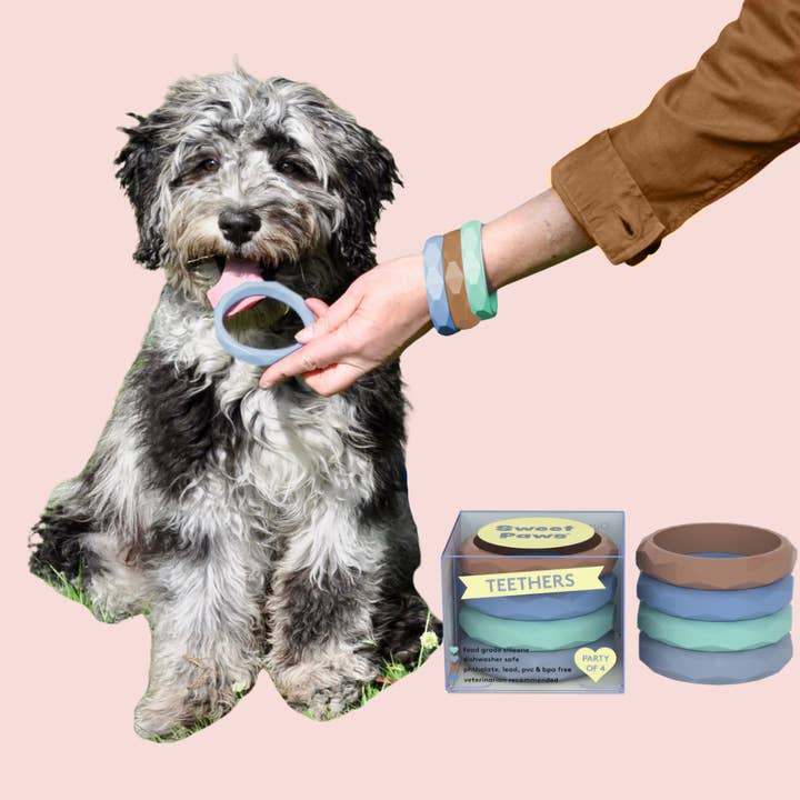 Pila di Azure Teether per la vendita all'ingrosso da parte di Sweet Paws