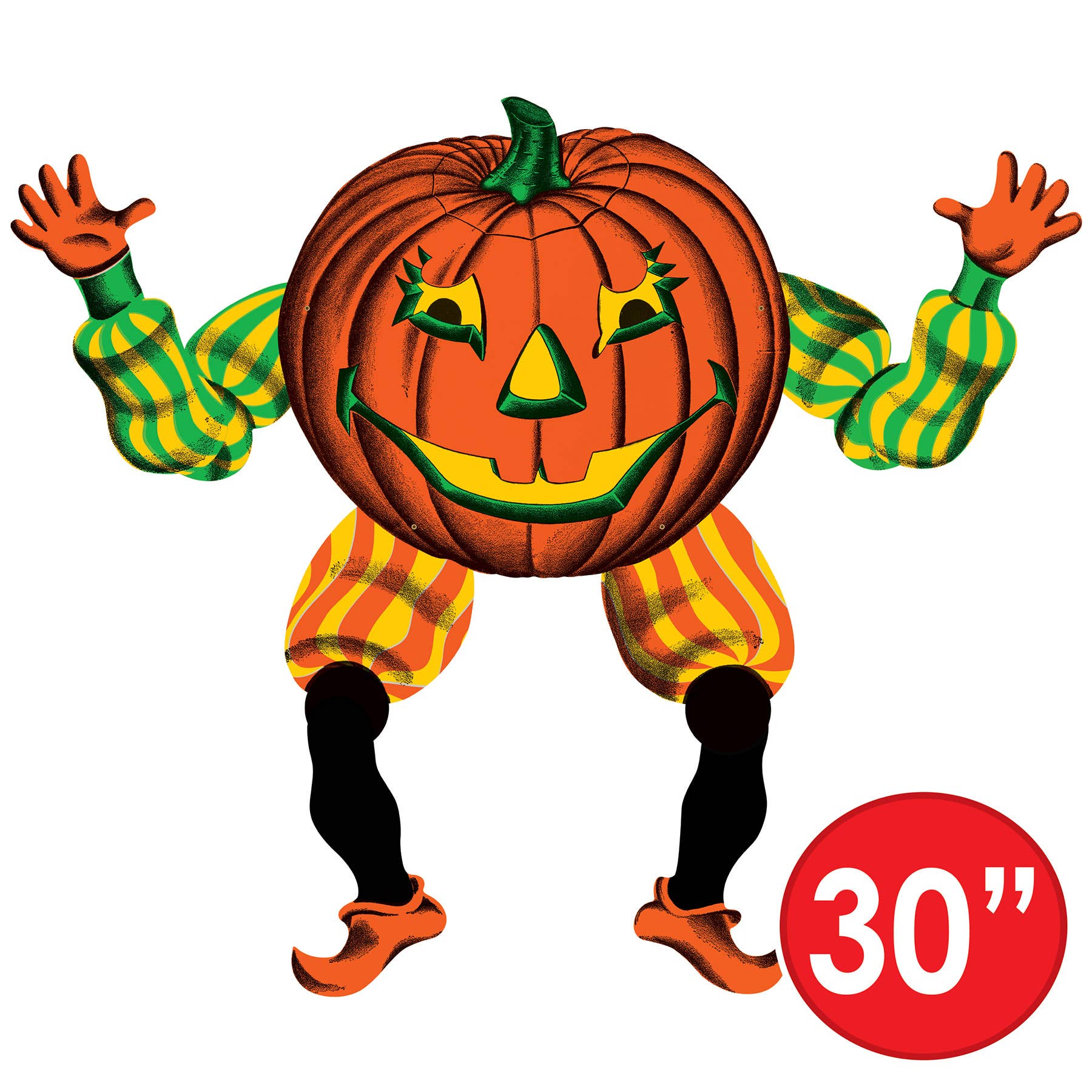 Beistle - Wholesale Decal - Party Decorations - Vintage Halloween Jointed Goblin 30"1