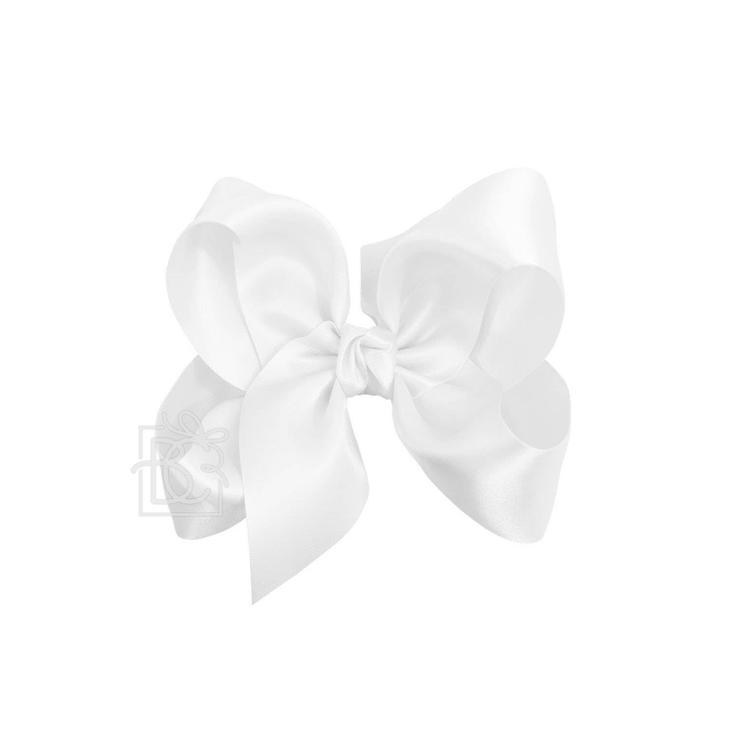 Beyond Creations, LLC - Wholesale Hair Bow - Kids - SATIN BOW ON CLIP99