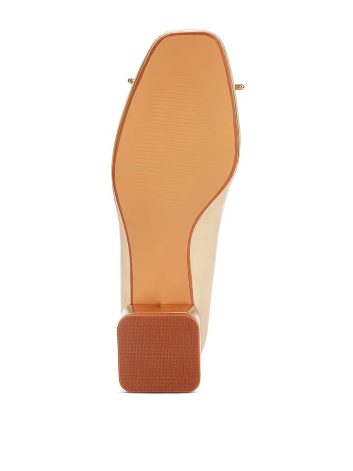 Rag Company – wholesale Low heels – Women′s – Laga Metallic Low Block Heel Ballerinas9