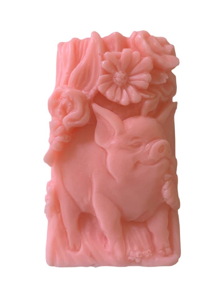 Savon 3D Pig   pour la vente par Plunk Soap