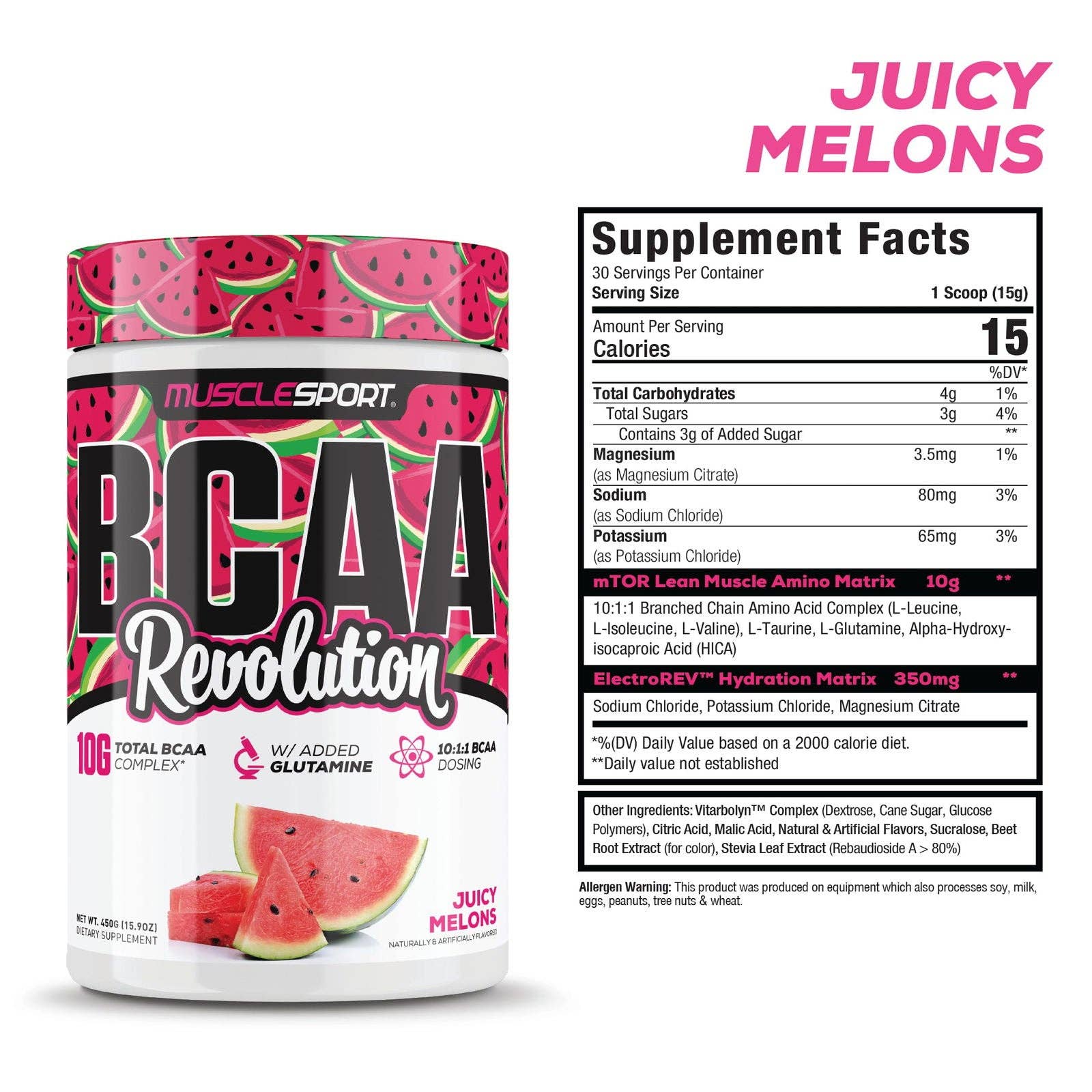 MuscleSport - Wholesale Protein/Superfood Powder - BCAA Revolution™8