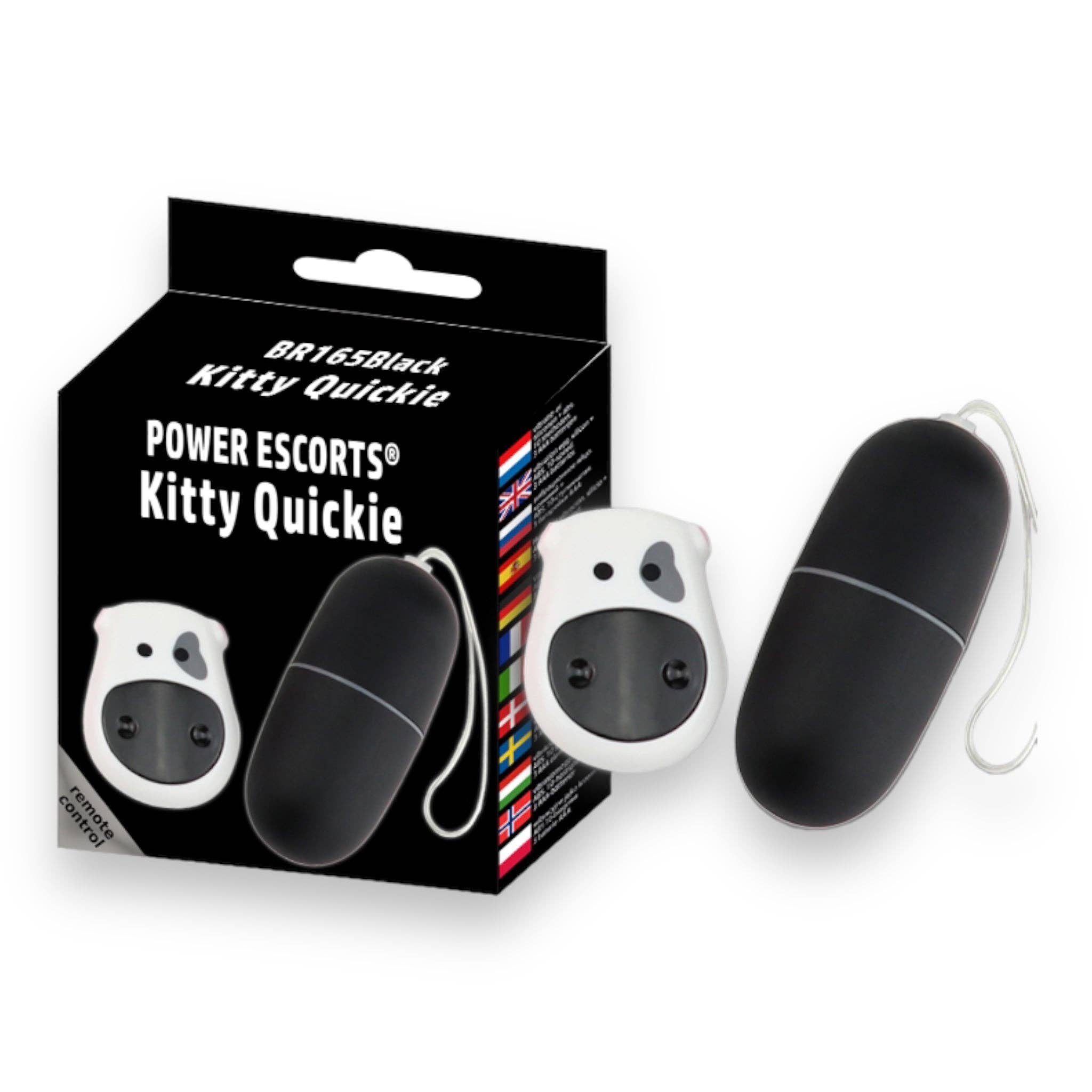 Kinky Pleasure - Wholesale Sex Toy - Power Escorts - BR165 - Kitty Quickie - Remote Egg - 10 function - 2 Colors0