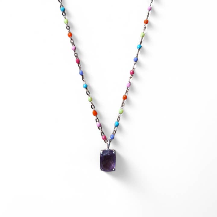 HAPPY DANCE Necklace 925 Silver with Aventurine for wholesale by Grethe Winter