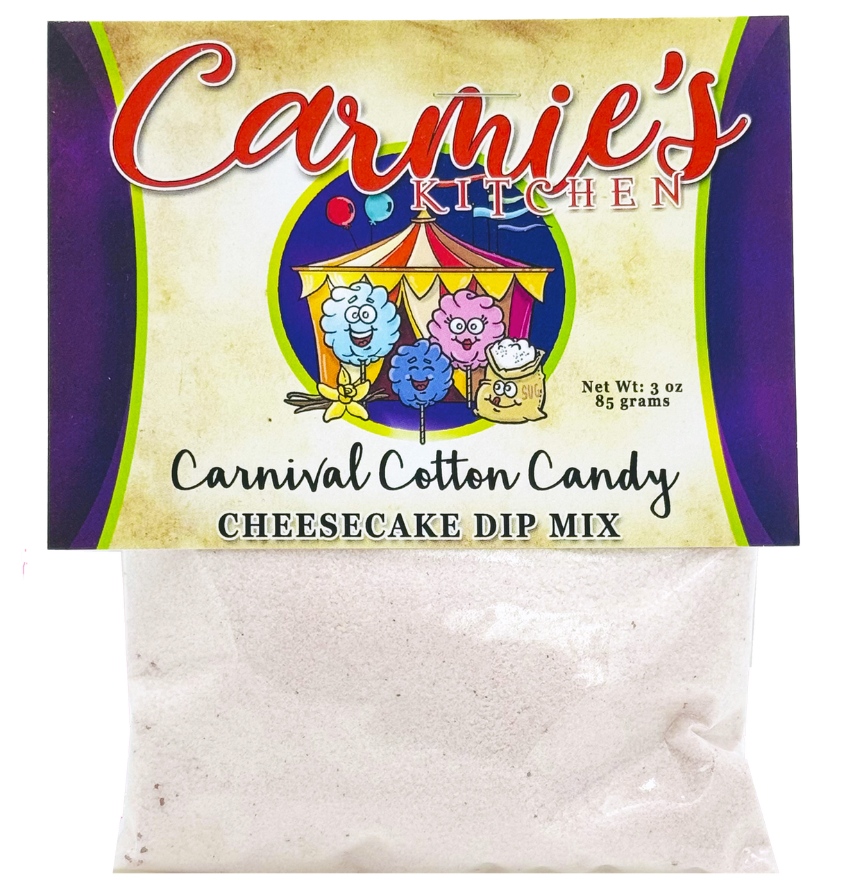 Carmie's Kitchen - Wholesale Dip - Carnaval Suikerspin Cheesecake Mix0