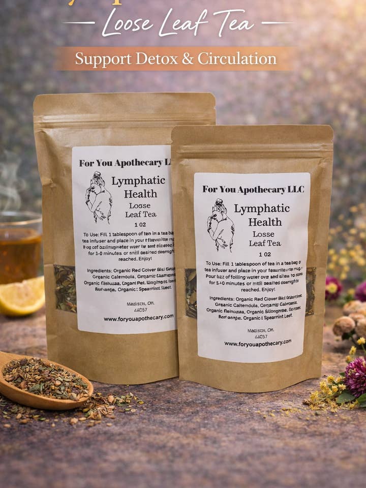 Thé en vrac Lymphatic Health pour la vente par For You Apothecary LLC
