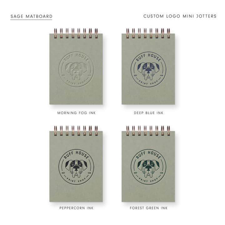 Ruff House Print Shop - Wholesale Notebook - Custom : Logo Mini Jotter Notebook3