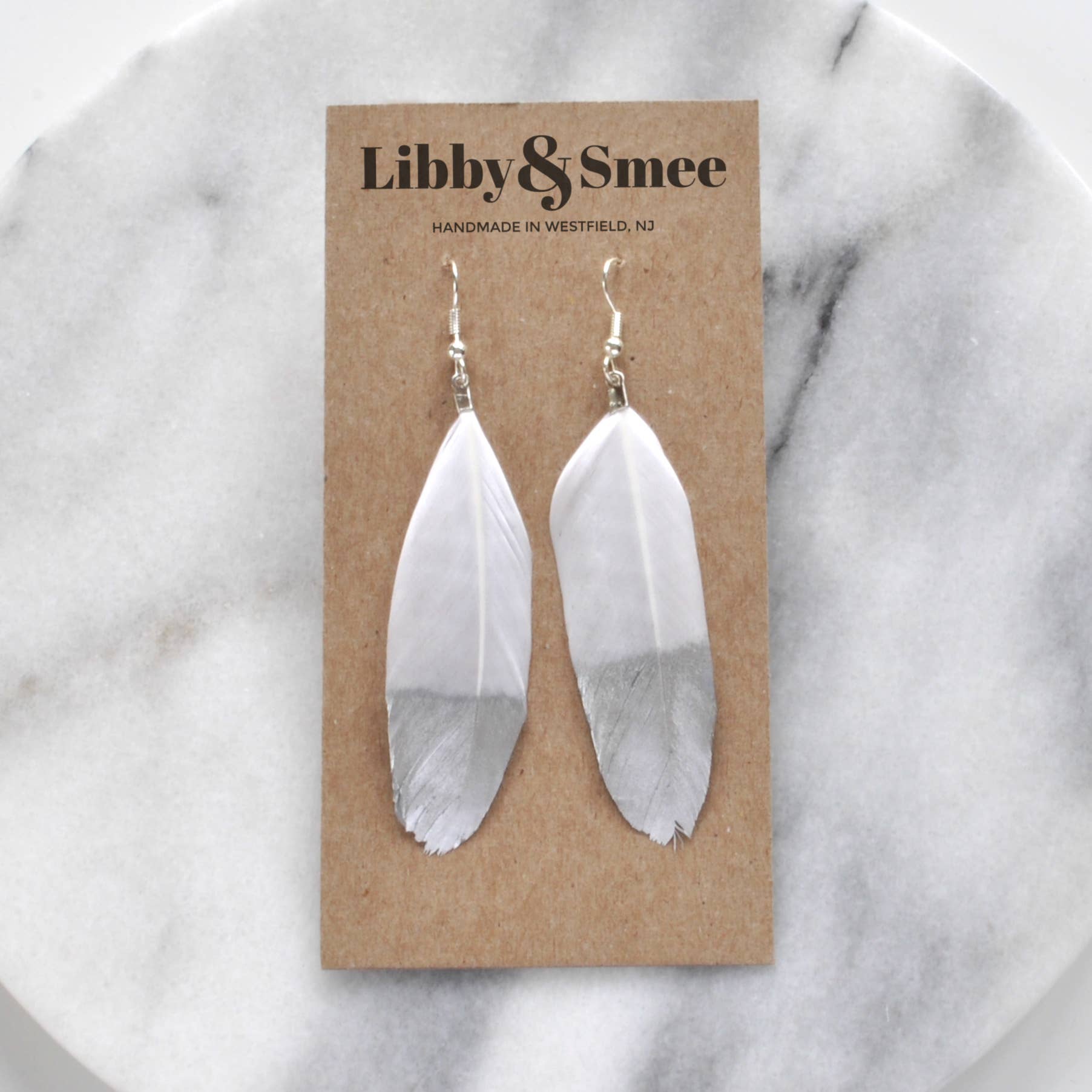 Libby & Smee - Wholesale Dangle Earrings - Gold and Silver Feather Earrings13
