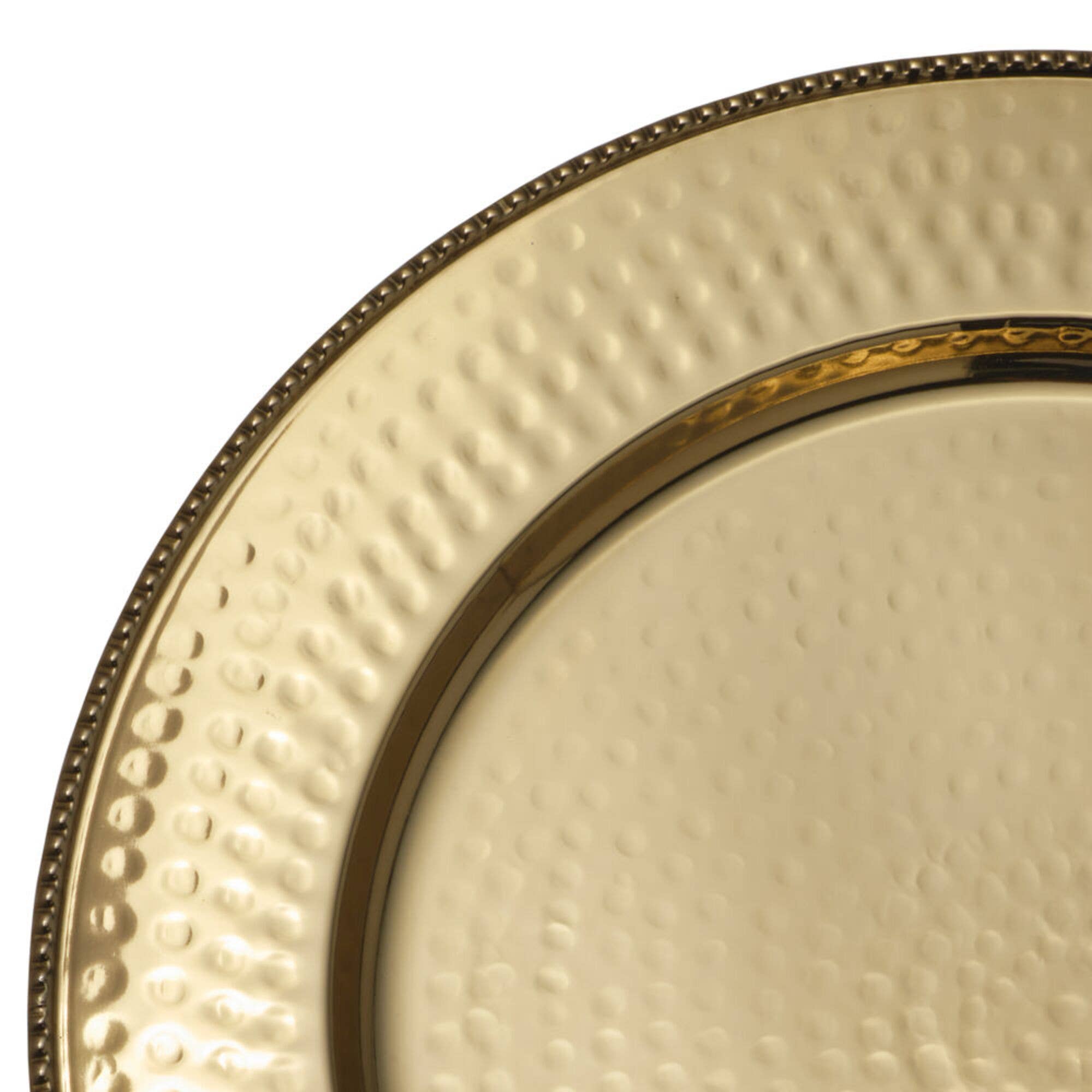 Lifetime Brands Silverwarehouse - Wholesale Charger Plate - Mikasa Set of 4 Gold Finish Charger Plates1