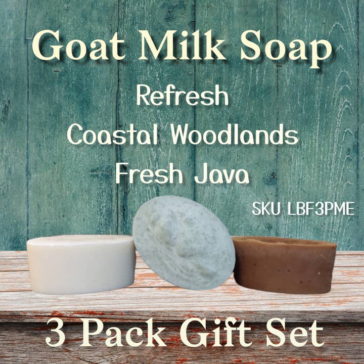 Goat Milk Soap Gift Sets (3 Pack) for wholesale by Lally Broch Farm