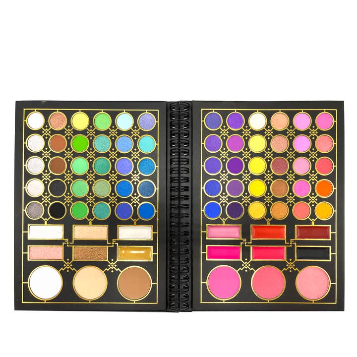 Queen Nandi Beauty - Wholesale Eyeshadow Palette - Masaii Queen eyeshadow palette 78 colours hyper pigmented1