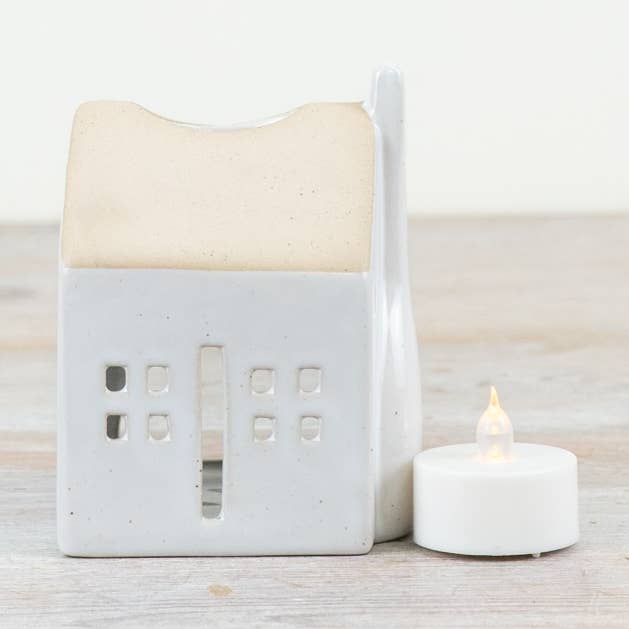 Portavelas en forma de casa, 10,5 cm para venta al por mayor de Gainsborough Giftware x Portland Living