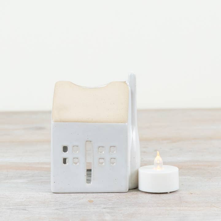 Portavelas en forma de casa, 10,5 cm para venta al por mayor de Gainsborough Giftware x Portland Living