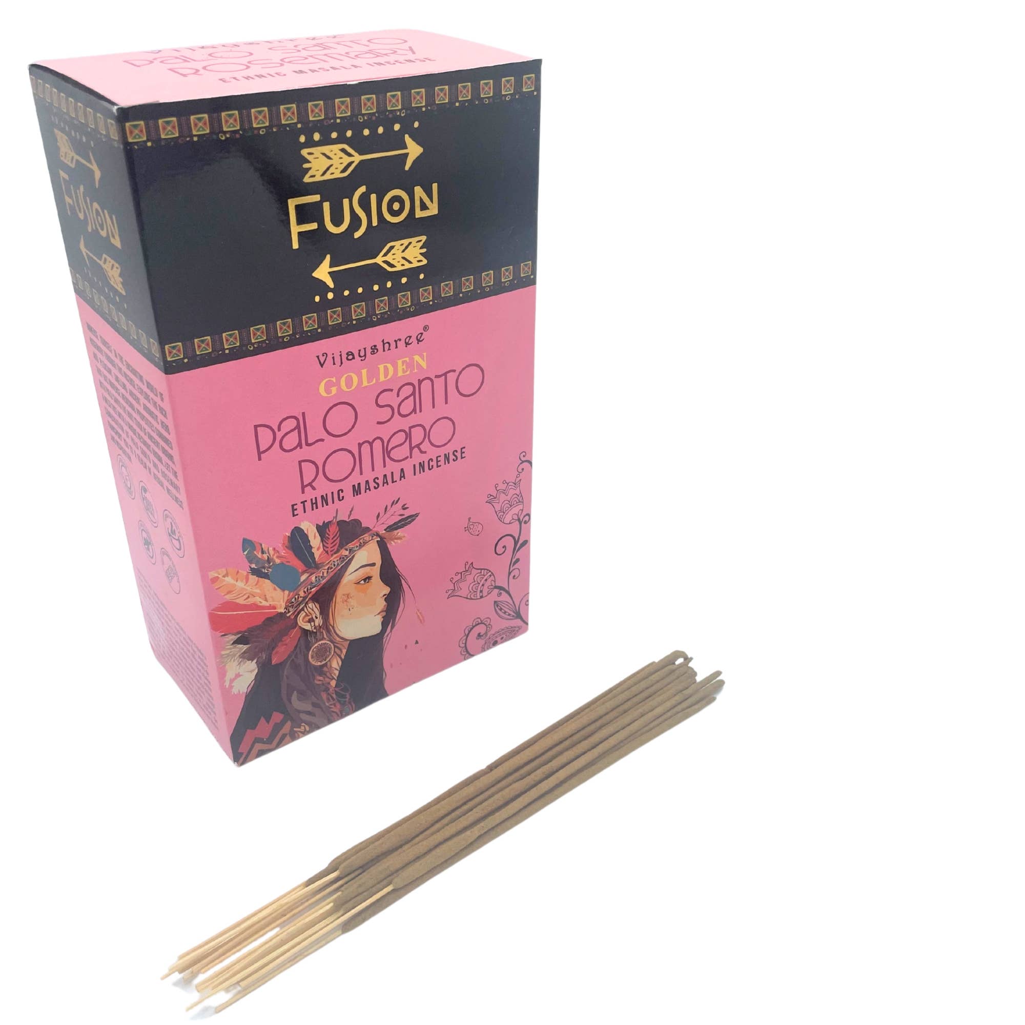 AW Artisan - Wholesale Incense - Golden Palo Santo and Rosemary Incense Sticks - 15g4
