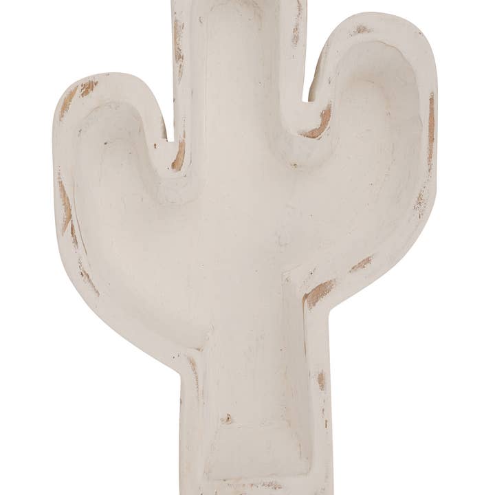 My Amigos Imports - Wholesale Candle Holder - Cactus Bowl-10 x 14 inch-Carved-Candle Ready-4 Color Choices5