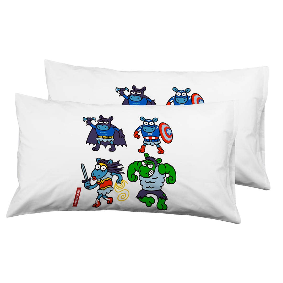 Multicolored Kukuxumusu Super Sheeps Mix Pillowcases 50X75 (2) Cm for wholesale on Faire0