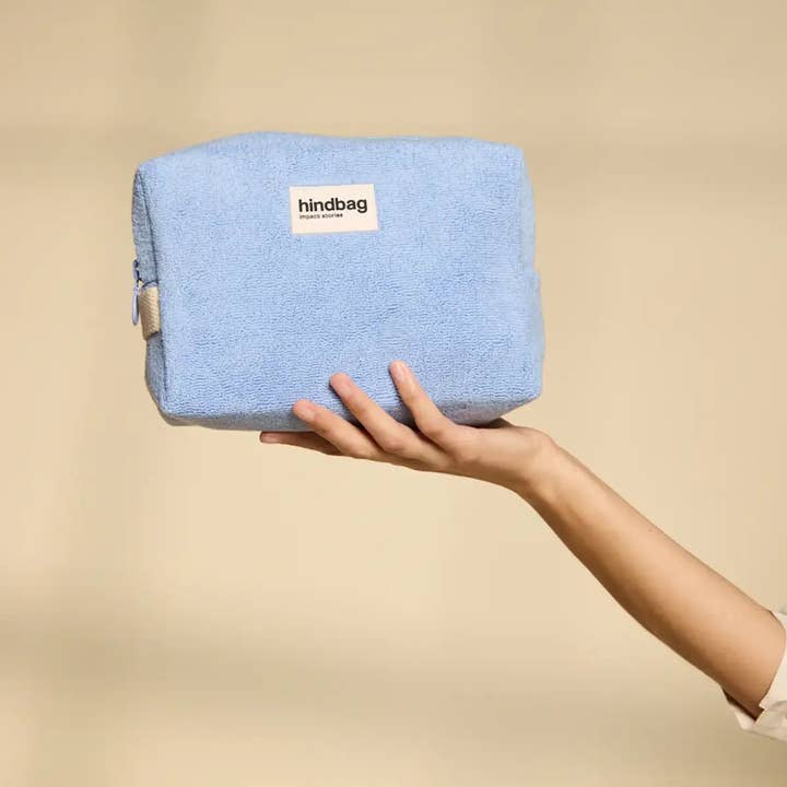 Hindbag - Wholesale Toiletry Bag - Women's - Leon Toiletry Bag Cloud Blue Sponge0