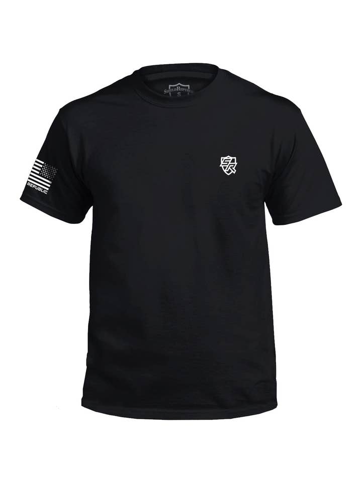 Shield Republic - Wholesale Screen Printed T-Shirt - Men's - Firearm Flag