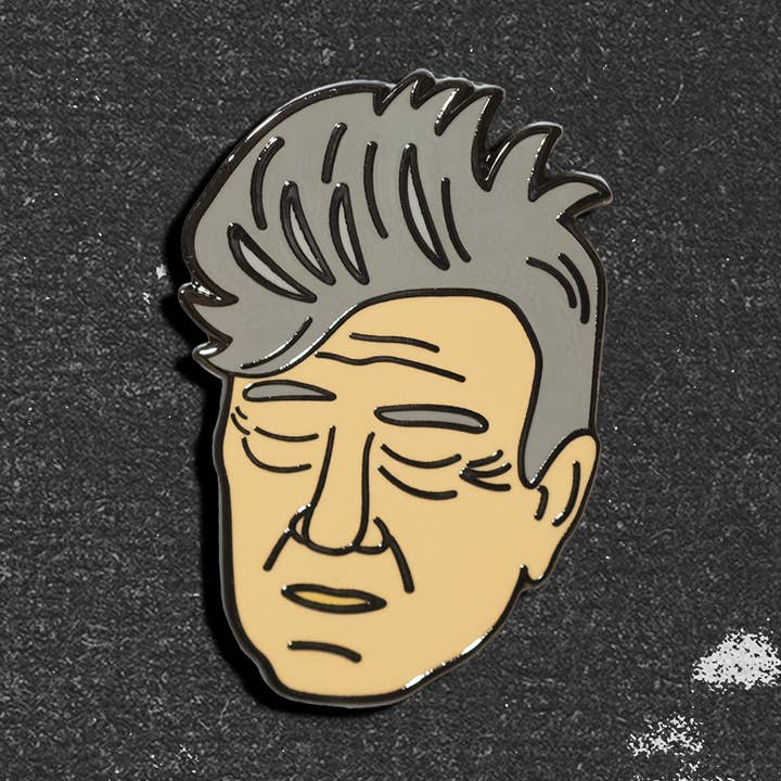 David Lynch Enamel Pin - Brooch Style for wholesale by Sleepy Mountain