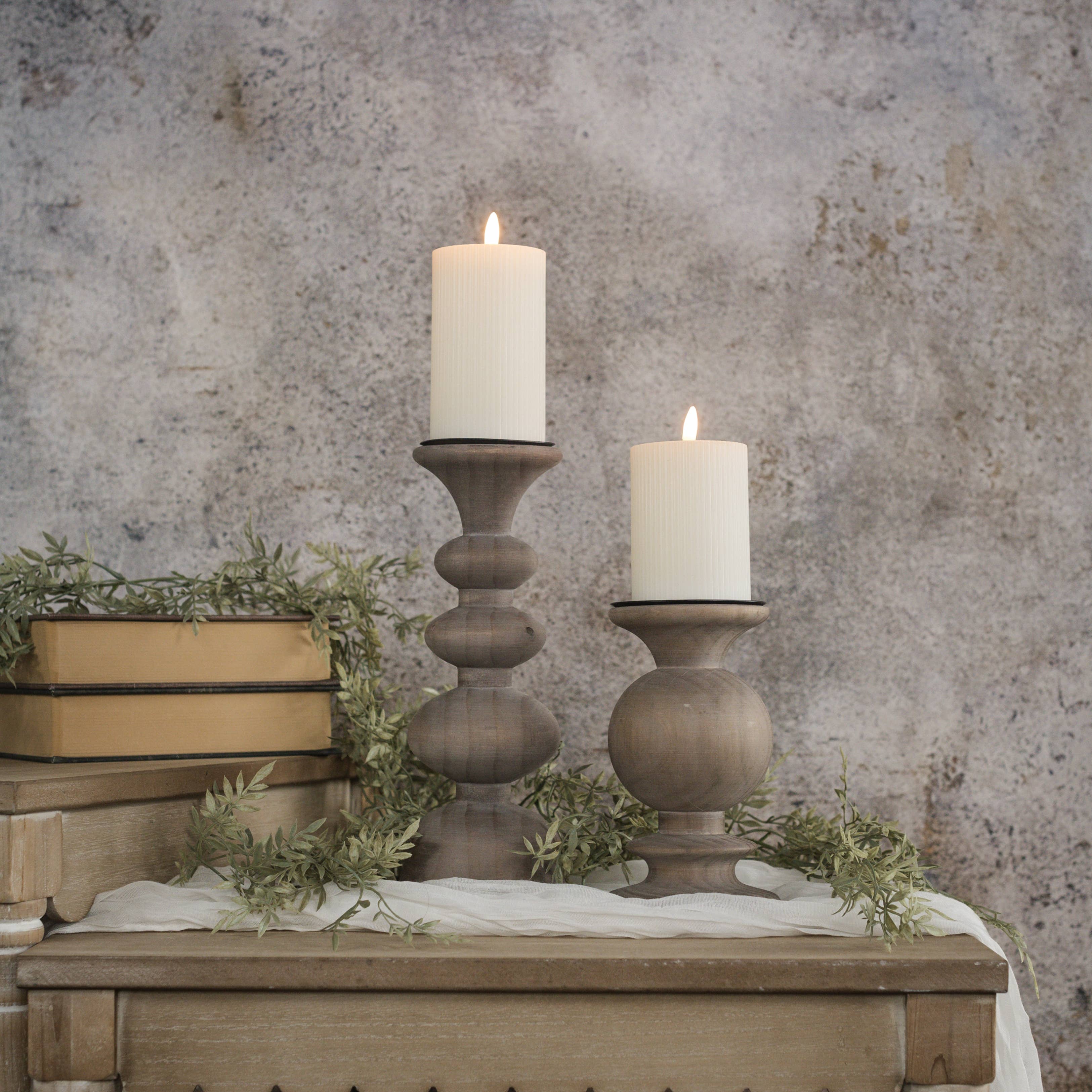 Ragon House - Wholesale Candle Holder - 12" SERENITY PILLAR CANDLE HOLDER1