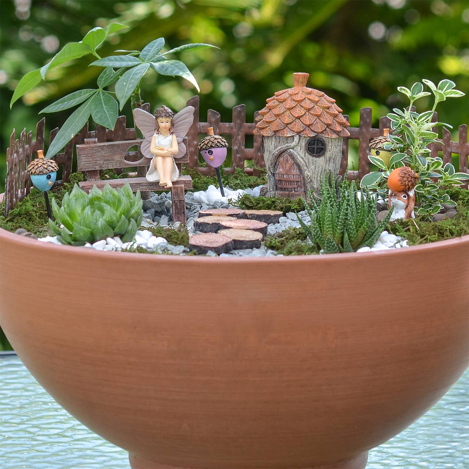 Arcadia Garden Products - Wholesale Outdoor Ornament/Decor - Fairy Garden Kit - Adoring Acorns6