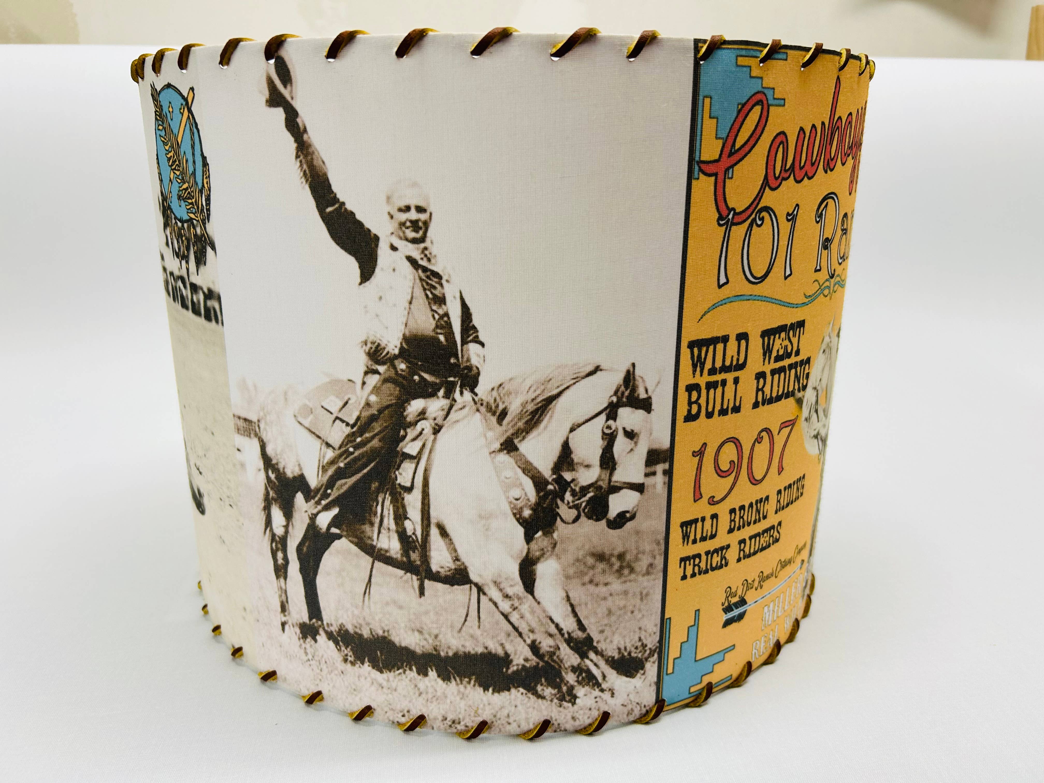 Red Dirt Ranch Clothing Company - Wholesale Lamp Shade - Lampshade Cowboys of the 101 Ranch 2