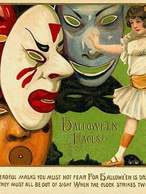 Halloween Faces Art Print Poster for wholesale by PosterSource